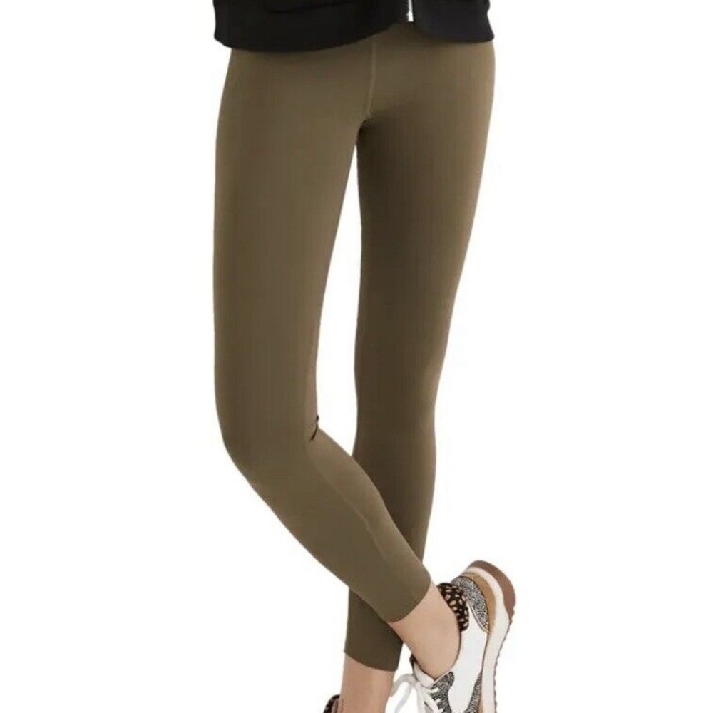 NWT Madewell MWL Olive Green Perfect High Waist Leggings Sz Sm